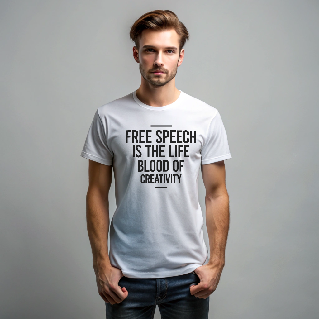 Free Speech Fuels Creativity Unisex T-shirt
