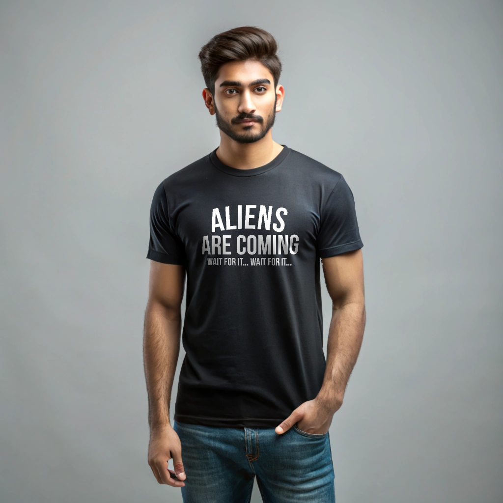 Aliens Are Coming – Funny Sci-Fi Tee