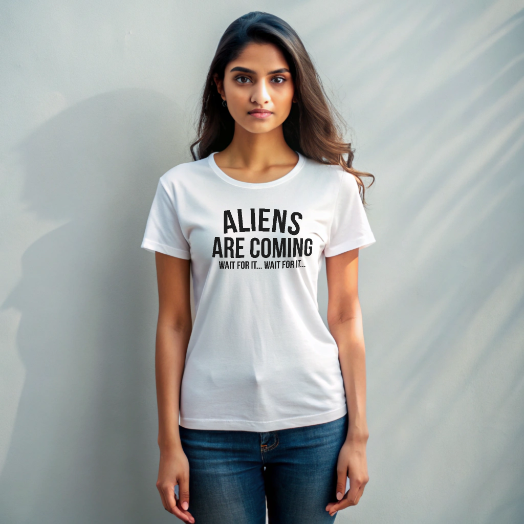 Aliens Are Coming – Funny Sci-Fi Tee